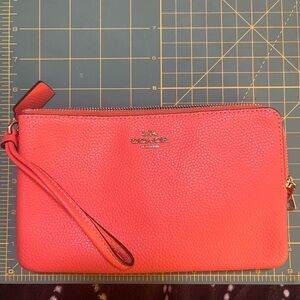 Coach Red Wristlet